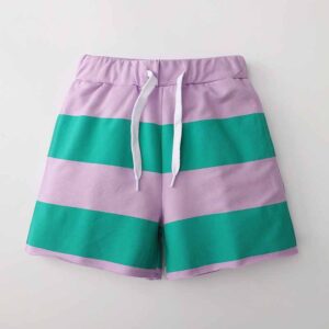Kids Toddler Boys Girls Casual Cute Stripe Print Shorts