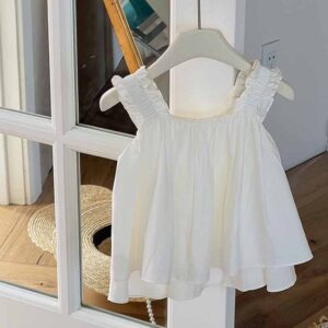 Kids Toddler Big Girls Casual Cute Solid Color Sleeveless Camisole