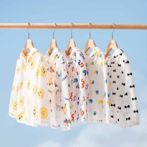 Kids Toddler Boys Girls Casual Cute Cartoon Print Long Sleeve Hooded Coat