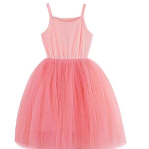 Kids Toddler Girls Fashion Cotton Sleeveless Princess Dress Tank Top Tulle Dress