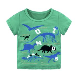 Kids Basic Round Neck Short Sleeve T-Shirt