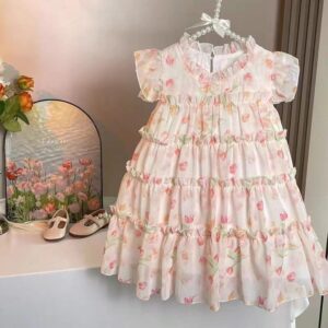 Kids Toddler Girls Casual Cute Tiny Flower Dress