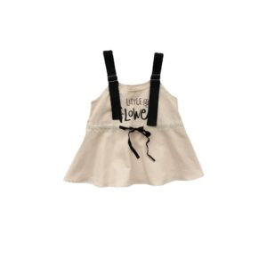 Kids Toddler Girls Summer Cute Alphabet Print Sleeveless Cami Dress