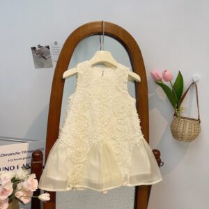 Kids Toddler Girls Summer Fashion Casual Lace Bow Sleeveless Party Tutu Dress