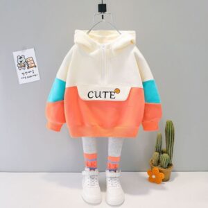 Kids Toddler Girls Fashion Hoodie Pants Set