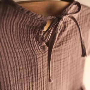 Kids Girls Simple Solid Color Round Neck Short Sleeve Loose Dress