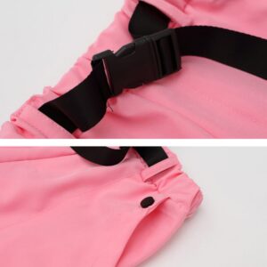 Girls Fashion Solid Color Casual Jogger Pants