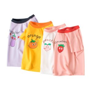 Girls Cute Cartoon Print T-Shirt