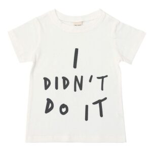 Kid Boy Girl Letter Print Fashion T-Shirt