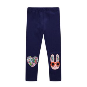 Cute Kid Child Girl Bunny Pattern Legging Pant