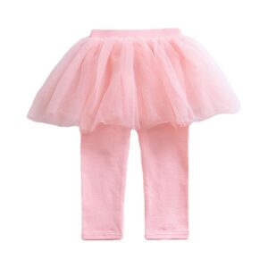 New Arrived Baby Girls Cotton Solid Color Patchwork Tutu Skirt Leins