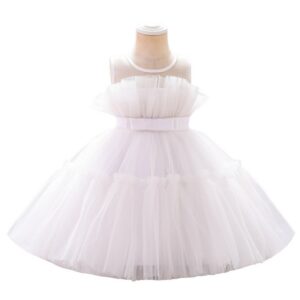 Kids Toddler Girls Mesh Sleeveless Party Tutu Princess Dress