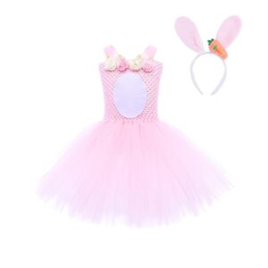 Kids Toddler Girls Cute Party Tutu Easter Princess Mesh Camisole Dress