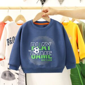 Kids Toddler Big Boys Girls Casual Cute Animal Letters Print Long Sleeve Round Neck Sweatshirts