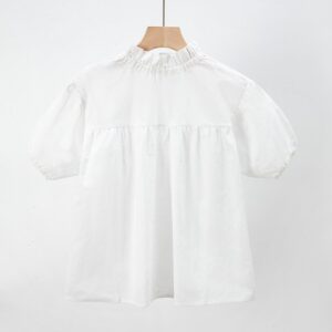 Kids Toddler Girls Spring Autumn Fashion Casual Solid Color Linen Round Neck Long Sleeve Dress