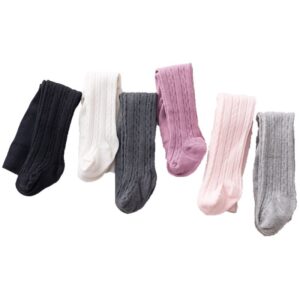 Kids Baby Toddler Girls Fashion Casual Cute Solid Color Knitted Cotton Leggings Pants