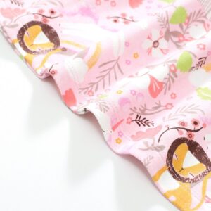 Kids Toddler Big Girls Spring Autumn Fashion Casual Cute Sweet Tiny Flower Unicorn Round Neck Long Sleeve Dress