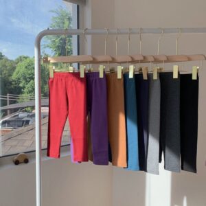 Children Kids Baby Fashion Girls Casual Basic Solid Color Leggings Pants