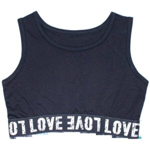 Children Kids Baby Fashion Girls Casual Basic Sleeveless Letter Print T-Shirt Vest