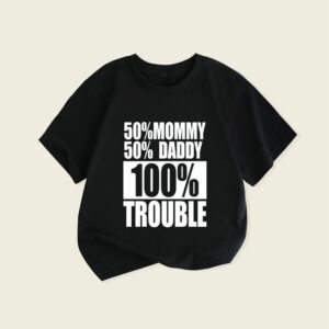 Children Kids Baby Fashion Girls Boys Casual Basic Letter Print Short Sleeve T-Shirt