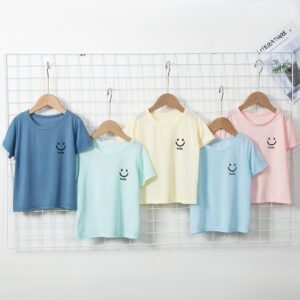 Children Kids Baby Fashion Girls Boys Basic Casual Sports Short Sleeve Quick-Drying Top And Shorts 2pcs Set