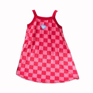 Children Kids Baby Fashion Girls Sleeveless Cute Print Casual Dress