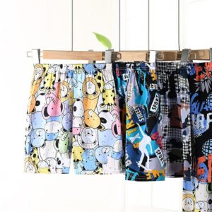 Children Kids Baby Fashion Girls Boys Casual Basics Print Shorts