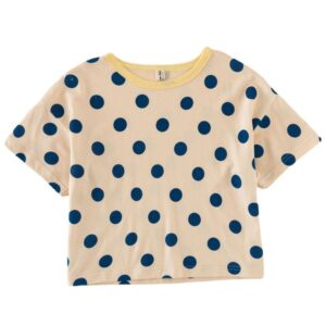 Children Kids Baby Fashion Girls Boys Casual Short Sleeve Polka Dot Print T-Shirt