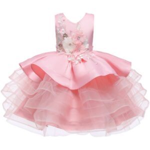Children Kids Toddlers Girls Birthday Party Performance Princess Dress
