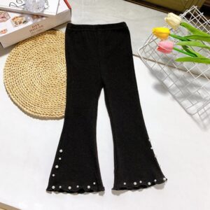 Kids Toddler Girls Flared Elastic Leggings