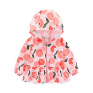 Kids Toddler Girls Fashion Cartoon Print Sun Protection Breathable Jacket