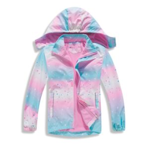 Kids Toddler Girls Fashion Clip Floral Autumn Winter Trench Coat Sports Jacket