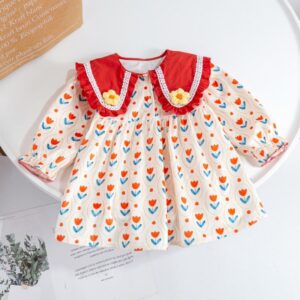 Kids Toddler Girls Fashion Corduroy Dress