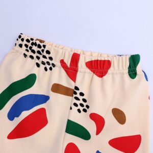 Kids Casual Geometric All Over Print Pants