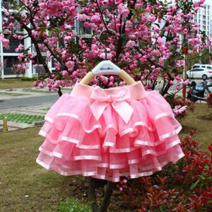 Girls Bow Decoration Net Yarn Design Shorts