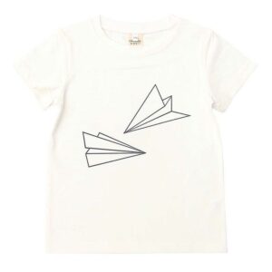 Kid Girl Boy Cartoon Print Short Sleeves T-Shirt