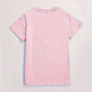 Kids Toddler Girls Casual Alphabet Print Short Sleeve T-Shirt