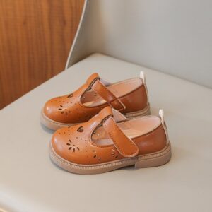Spring And Summer Girls Princess Pu Leather Shoes
