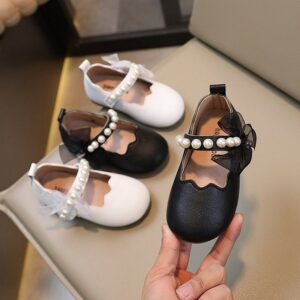 Girls Fashion Pearl Flats