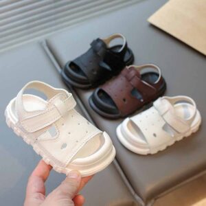 Kids Boys Girls Casual Cute Velcro Flat Sandals