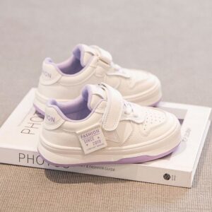 Kids Boys Girls Casual Versatile Sports Lace-Up Thick-Soled Sneakers