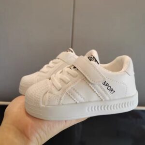 Kids Unisex Fashion Casual Versatile Lace-Up Thick-Soled Sneakers