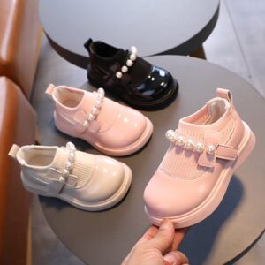 Kids Girls Fashion Casual Cute Round-Toe Flat Slip On Shoes