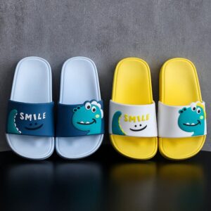 Kids Cartoon Dinosaur Soft Bottom Summer Slippers