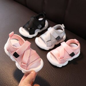 Kids Simple Solid Color Movement First Walkers