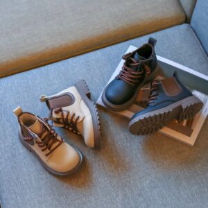 Children Kids Toddlers Girls Short Fleece Boots Shoes