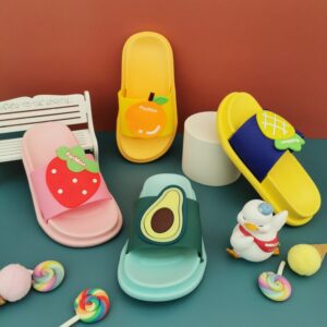 Kids Unisex Casual Cute Cartoon House Slippers