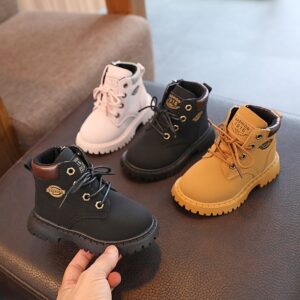 Children Fashion Side Zipper Boots