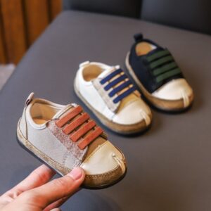 Children Casual Breathable Lace-Up Canvas Shoes