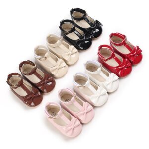 Toddlers Newborn Baby Girls Soft Sole Bow Princess Shoes